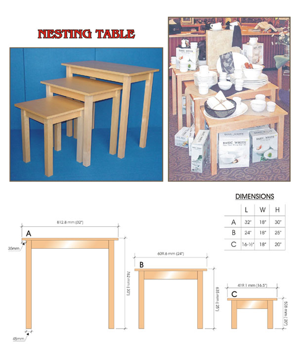 Nesting Table (Design 1)